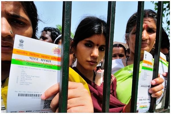 The picture featuring Camp for Aadhar Card (Photo by Priyanka Parashar/Mint via Getty Images)