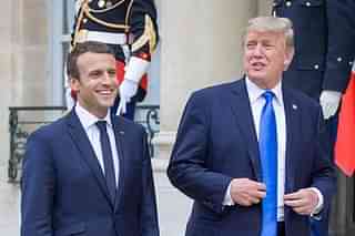 French President Emmanuel Macron (L) with US President Donald Trump in Paris during Bastille Day celebrations (Pic by US Embassy France via Wikipedia)