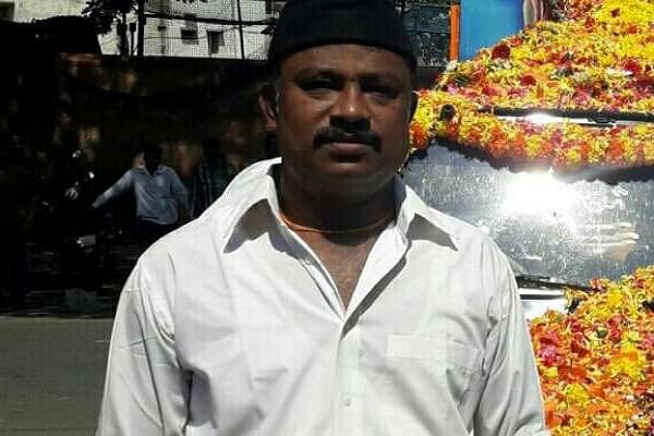 Slain RSS worker Rudresh (Pic via Twitter)