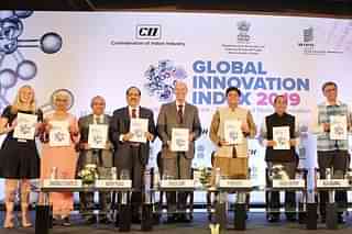 Commerce and Industry Minister Piyush Goyal at the GII 2019 event in New Delhi (@PiyushGoyal/Twitter)