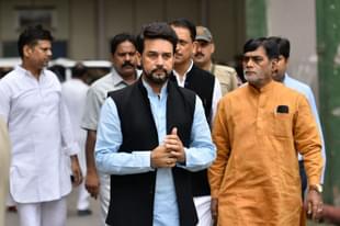 Minister of State for Finance Anurag Thakur (Anushree Fadnavis/Hindustan Times via Getty Images)