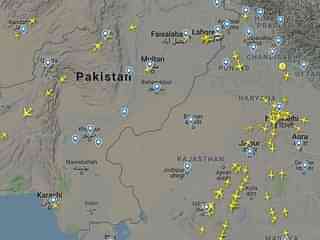 Pakistan’s airspace along India’s broder. (representative picture)&nbsp;