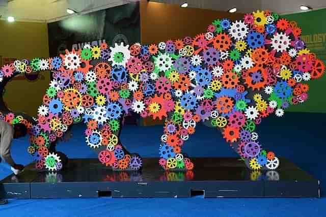 Make in India symbol (MONEY SHARMA/AFP/Getty Images)&nbsp;