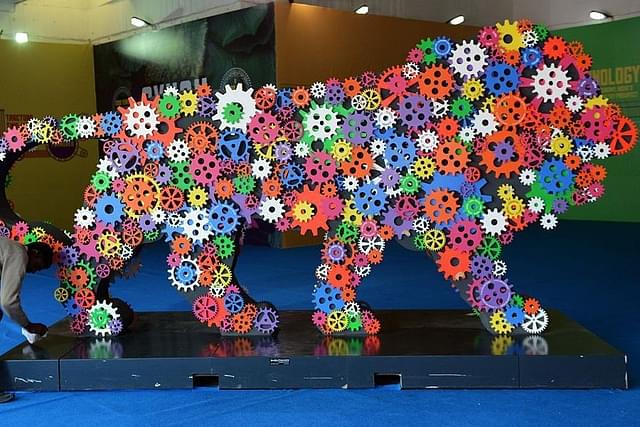 Make in India symbol (MONEY SHARMA/AFP/Getty Images)&nbsp;