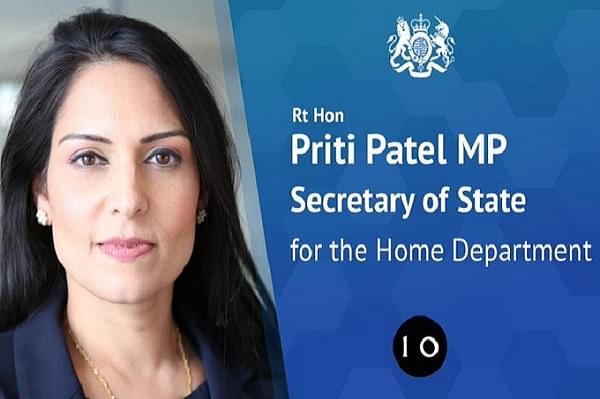 UK Home Secretary Priti Patel