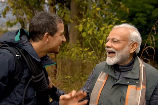 Prime Minister Modi with Bear Grylls