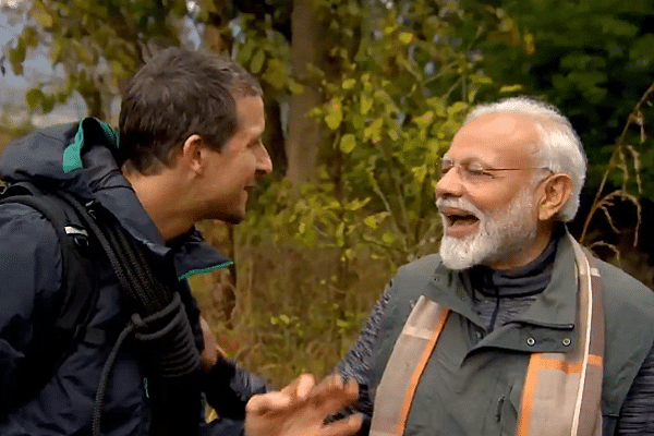 Prime Minister Modi with Bear Grylls