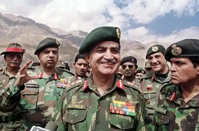 Ved Prakash Malik, Indian Army’s chief during the Kargil War.&nbsp;