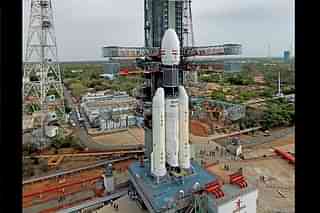 A view of GSLV Mk-III at the second launchpad