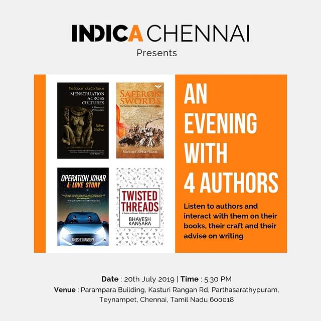 Indic Book Club invite for 20 July 2019