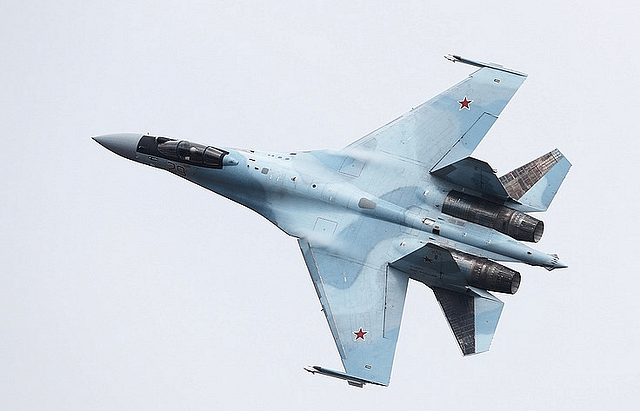 A Russian fighter jet. (representative picture) (via Twitter)
