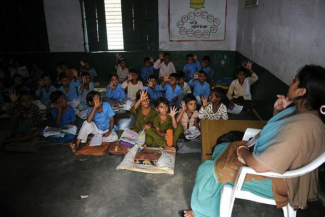 Representative image of children in a government school (SAJJAD HUSSAIN/AFP/Getty Images)