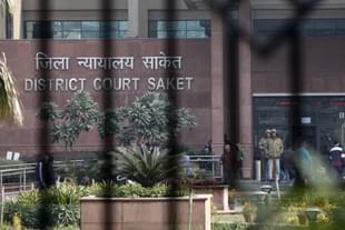 Saket District Court in New Delhi, India. (M Zhazo/Hindustan Times via Getty Images)