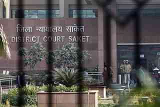 Saket District Court in New Delhi, India. (M Zhazo/Hindustan Times via Getty Images)