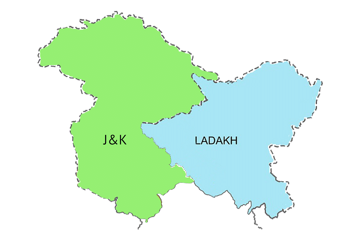 New Map of the Jammu and Kashmir