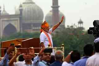 Prime Minister Modi at the Red Fort on Independence Day