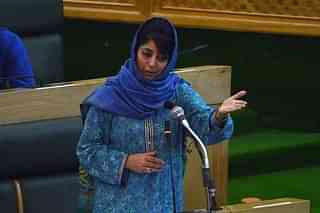 Mehbooba Mufti, ex-CM of former state of Jammu and Kashmir. (TAUSEEF MUSTAFA/AFP/Getty Images)