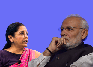 Finance Minister Nirmala Sitharaman and Prime Minister Narendra Modi.