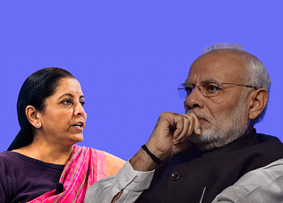 Finance Minister Nirmala Sitharaman and Prime Minister Narendra Modi.