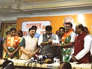 Kapil Mishra joins the BJP.&nbsp;