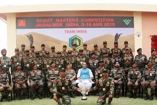 Member of Team India along with Rajnath Singh and General Bipin Rawat