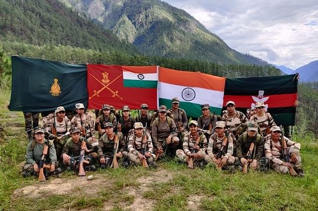 Women soldiers after completing the Patrol along LAC (@easterncomd/Twitter)