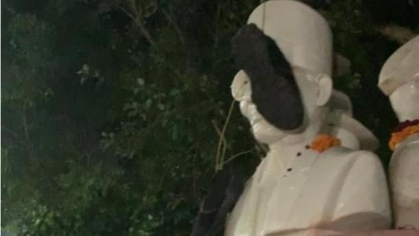 Veer Savarkar’s bust desecrated by NSUI students.