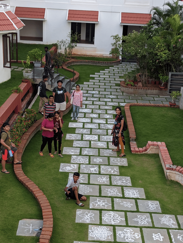 A glimpse of the camp’s lodging facility.