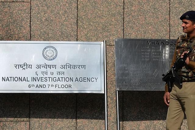 The office of the National Investigation Agency (NIA) in New Delhi (MONEY SHARMA/AFP/Getty Images)