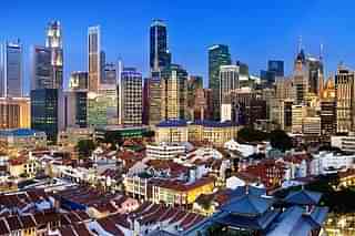 View of Singapore’s skyline (Someformofhuman/Wikimedia Commons)
