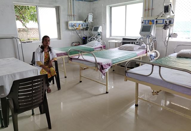 A new three-bed, ventilator-equipped PICU at Hatablock, Kushinagar district.