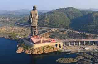 A view of Statue of Unity. (@pavnkaushik/Twitter)