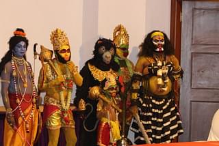 Hanumayana performance during a Swarajya Heritage tour (Santosh Kimothi)