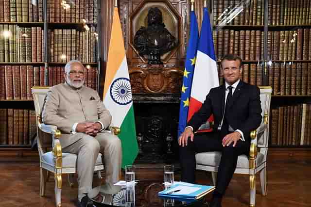 Prime Minister Modi and President Macron&nbsp;