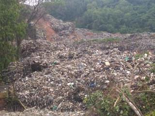 The river of trash that swamped over Mandara.
