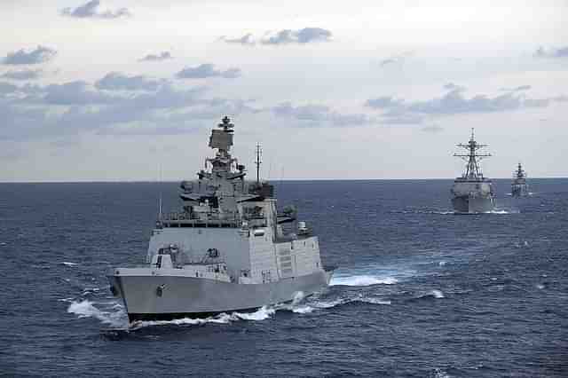 INS Satpura, part of the Project 17 warships. (via Wikimedia Commons)