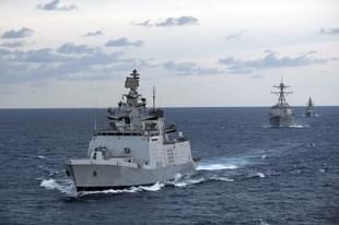 INS Satpura, part of the Project 17 warships sent to take part in ASEAN-India Maritime Exercise (AIME) 2023 (via Wikimedia Commons)