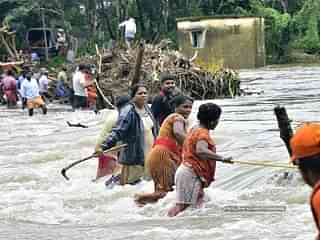 A still from flood hit Kerala (pic via Twitter)
