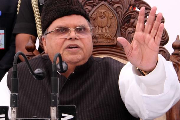 Jammu and Kashmir Governor Satya Pal Malik (Nitin Kanotra/Hindustan Times via Getty Images) 