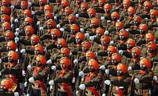 Soldiers of the Sikh Light Infantry during a Republic Day Parade. (representative picture) (Antônio Milena/Wikimedia Commons)