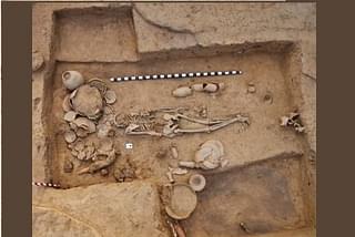  Photograph of the I6113 burial from where the Rakhigarhi DNA sample was obtained. (Source: Cell)&nbsp;