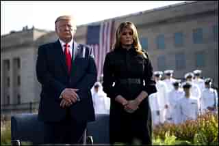 The POTUS and FLOTUS at the 9/11 anniversary.&nbsp;