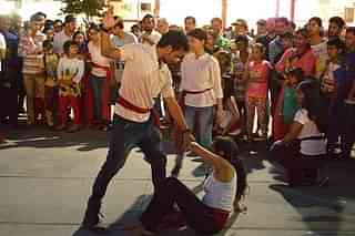 A street play performance on domestic violence. (Representative Image) (Source: Wikimedia Commons)