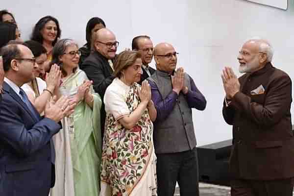  Prime Minister Modi meeting a delegation of Kashmiri Pandits (representative image)