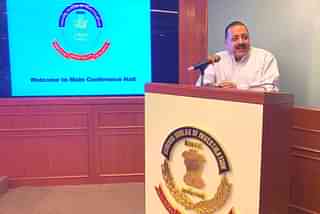 MoS Personnel Dr Jitendra Singh addressing national conference on Cyber Crime (@DrJitendraSingh/Twitter)