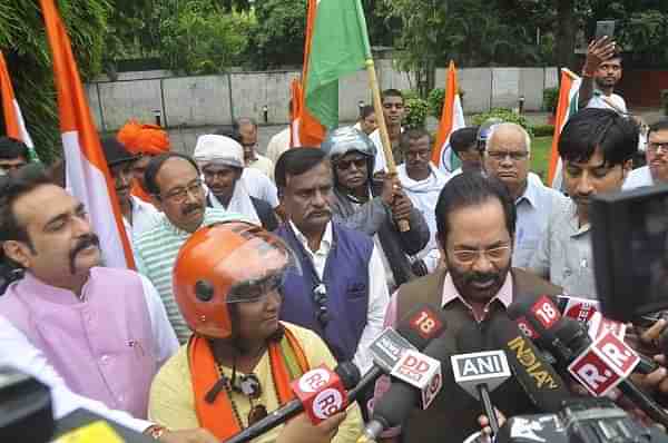 Union minister Mukhtar Abbas Naqvi (@naqvimukhtar/Twitter)