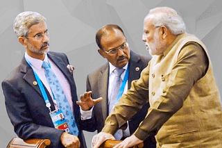 Prime Minister Modi, MEA Jaishankar and NSA Ajit Doval