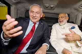 Benjamin Netanyahu with PM Modi (Haim Zach/GPO)
