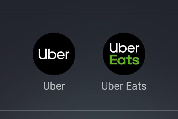 Uber apps. 
