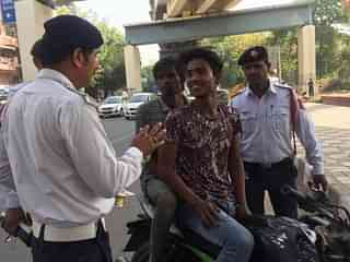Delhi traffic police. (representative image)&nbsp;